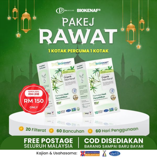 Pakej Rawat ( Beli 1 Kotak BioKenaf Percuma 1)
