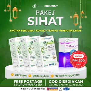 Pakej Sihat ( Beli 2 Kotak Biokenaf Percuma 2 )