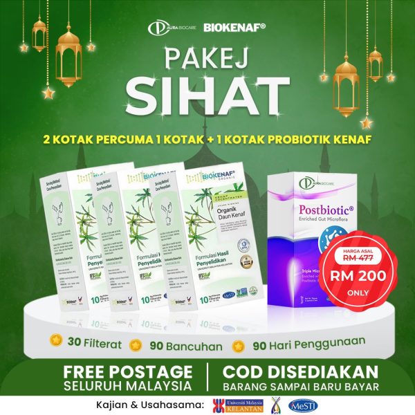 Pakej Sihat ( Beli 2 Kotak Biokenaf Percuma 2 )
