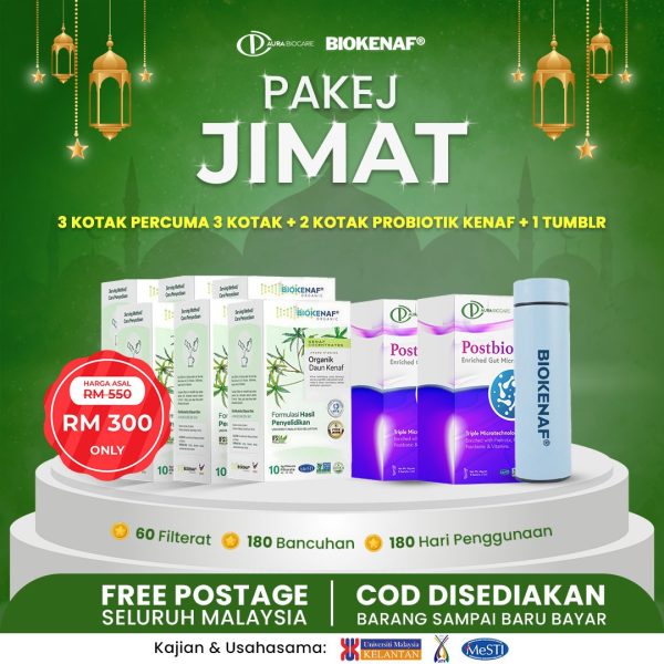 Pakej Jimat ( Beli 3 Kotak Biokenaf Percuma 3 )